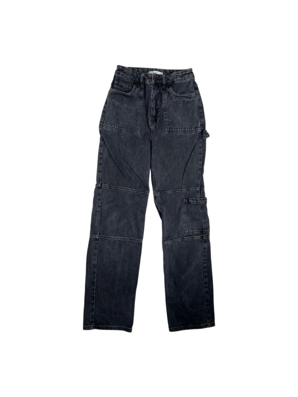 PacSun 90s BF Carpenter Jeans Womens 26 Gray Boyfriend Relaxed Charcoal Denim